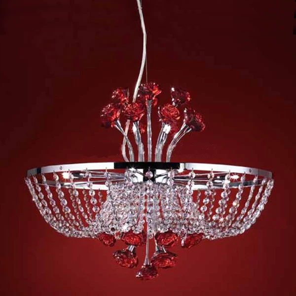 Подвесная хрустальная люстра Rosa Citilux CL325P12.2