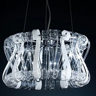 Подвесная хрустальная люстра Volution Citilux CL326P09.1