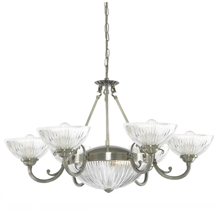 Подвесная люстра Arte Lamp WINDSOR CLEAR A3778LM-6-2AB