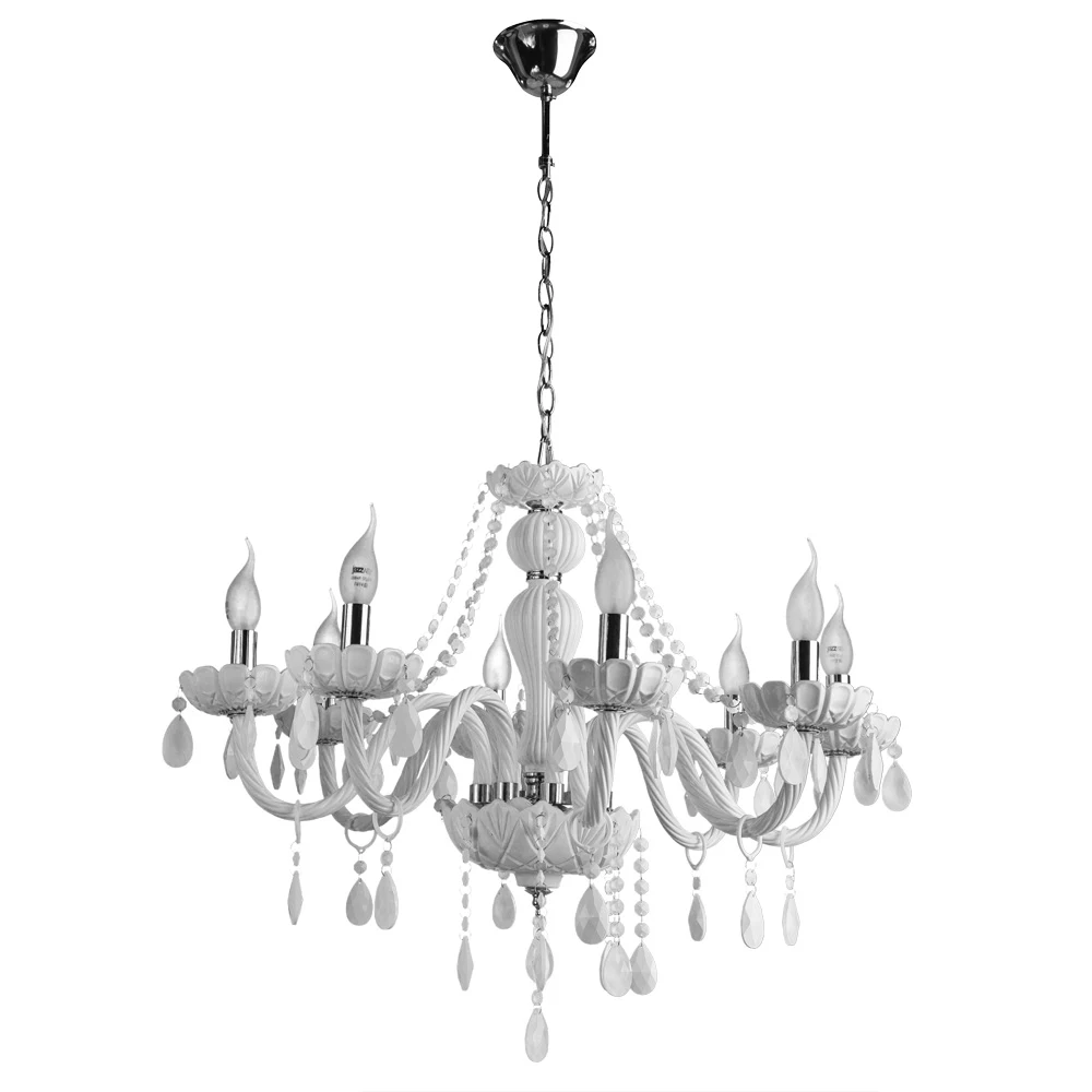 Подвесная хрустальная люстра Teatro Arte Lamp A3964LM-8WH