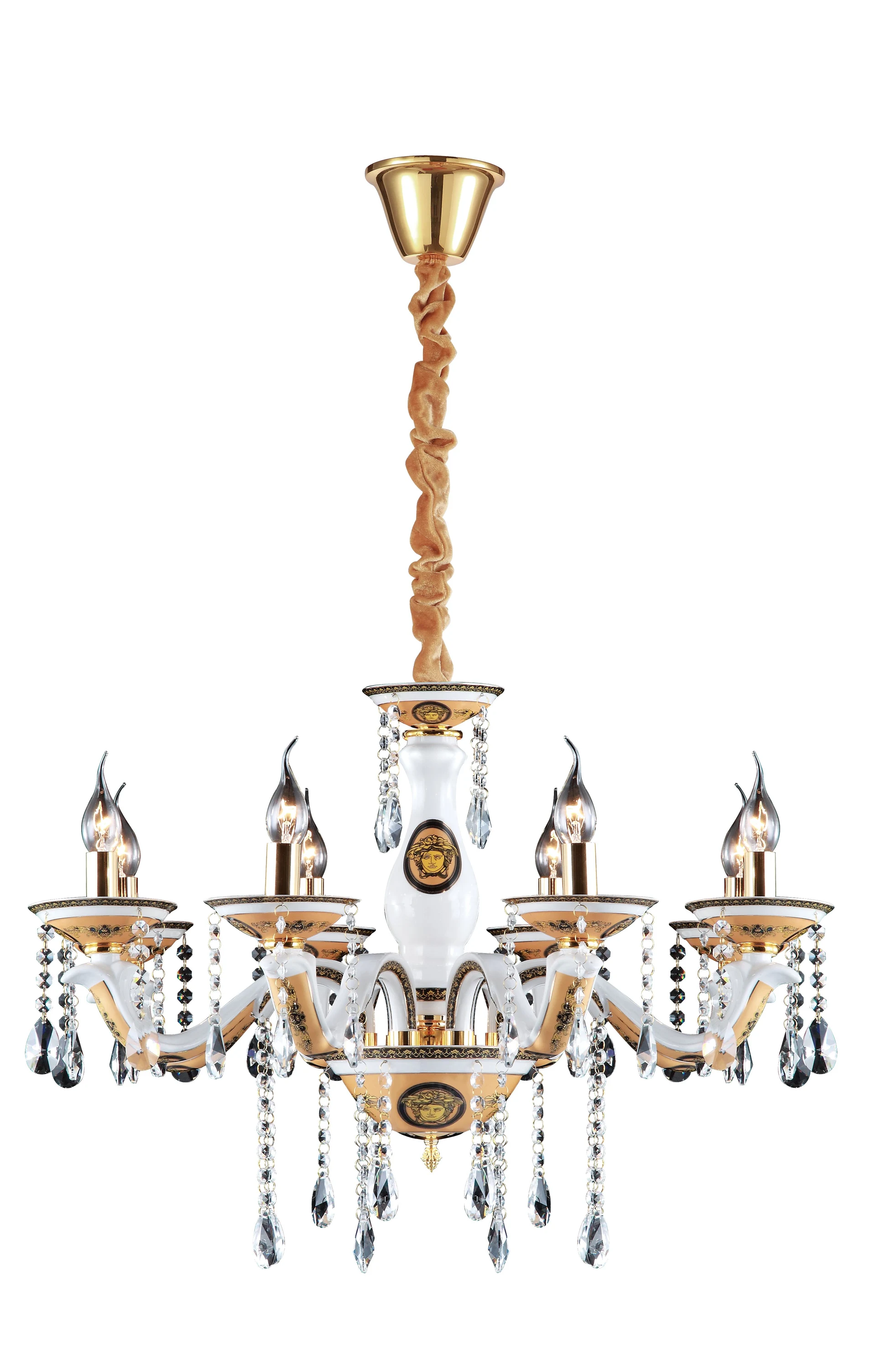 Хрустальная люстра Arte Lamp BELVEDER A6610LM-8GO