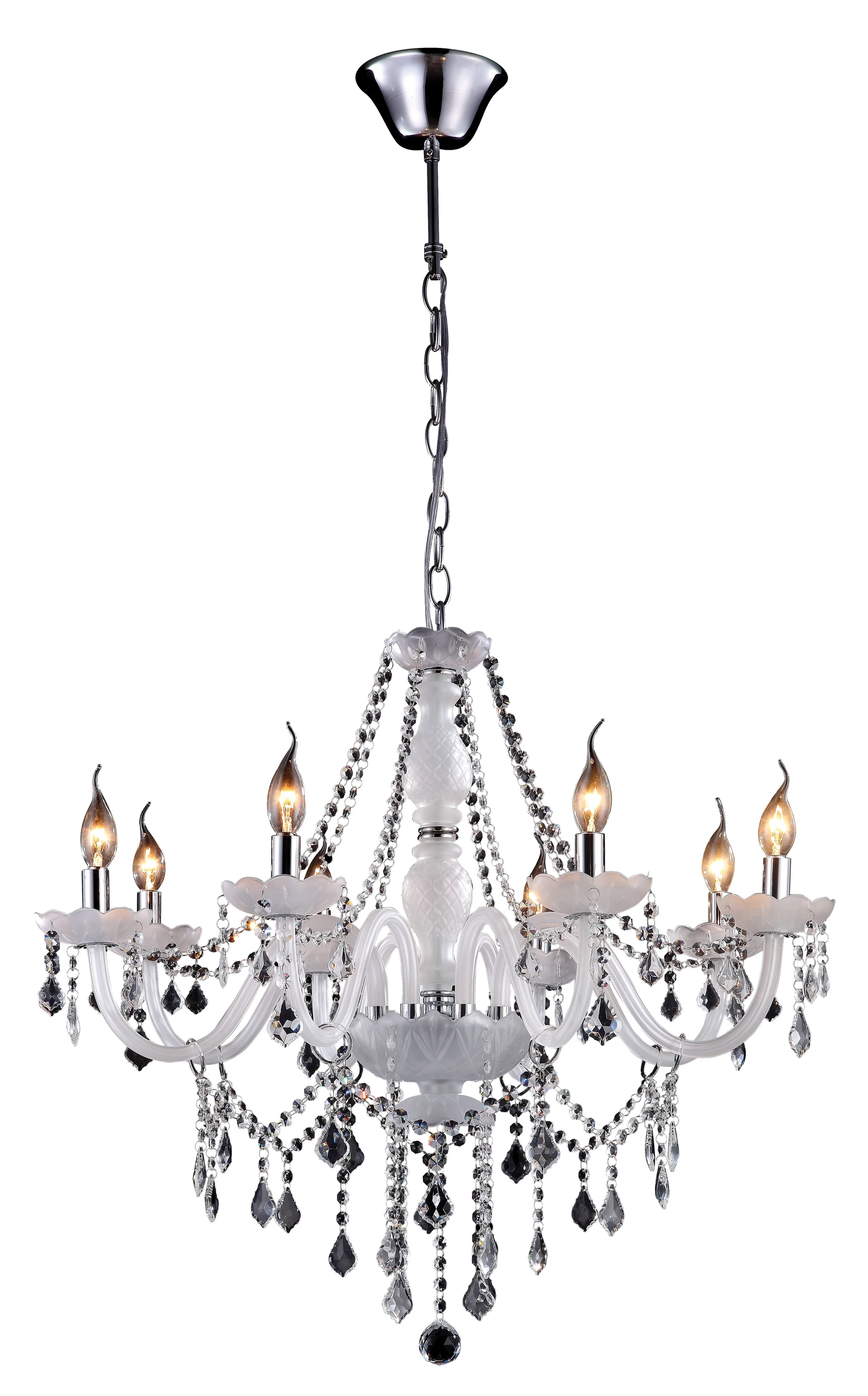 Хрустальная люстра Arte Lamp HARMONY A8609LM-8WH