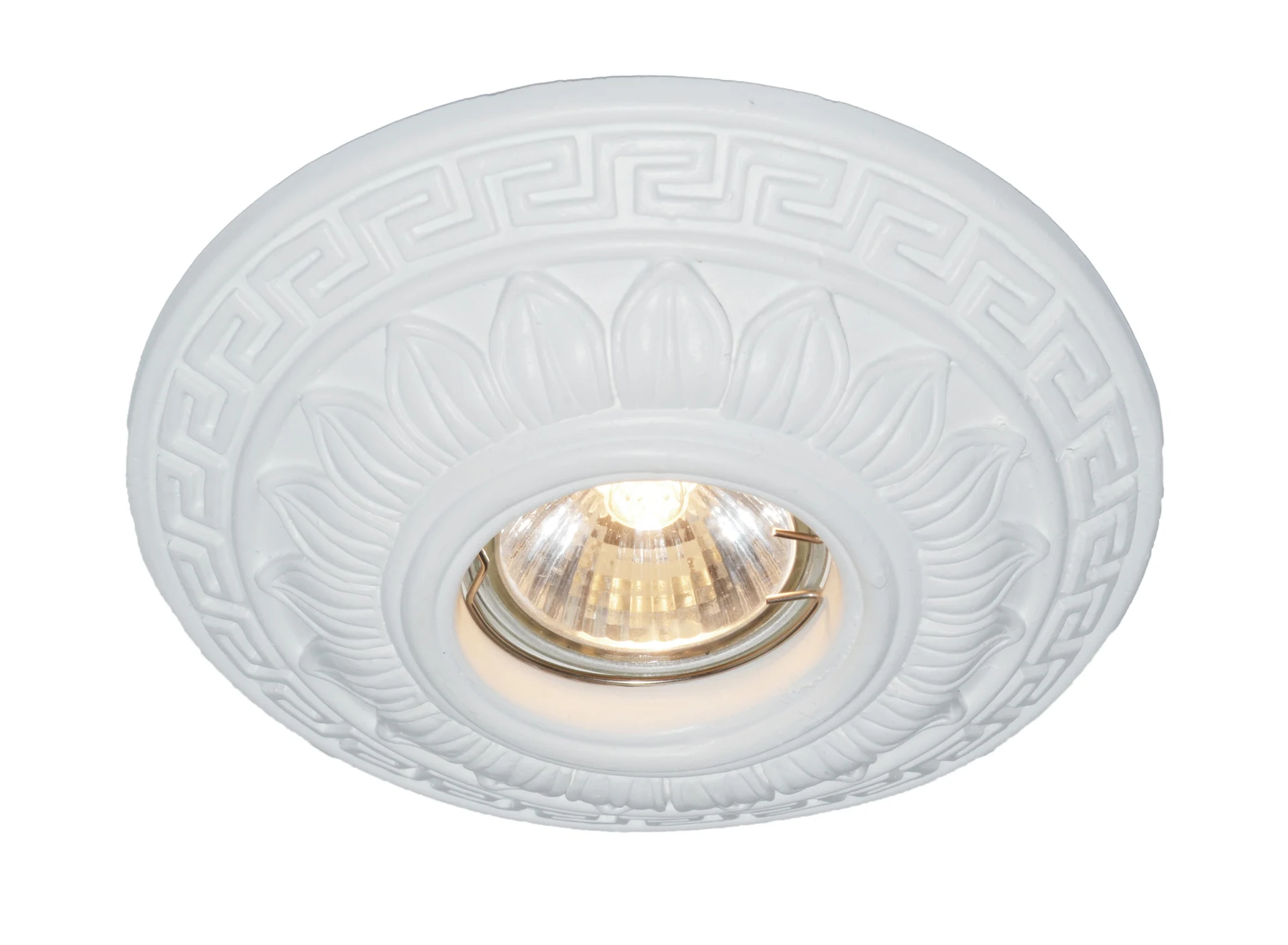 Встраиваемый светильник с узорами Antic A5072PL-1WH Arte Lamp