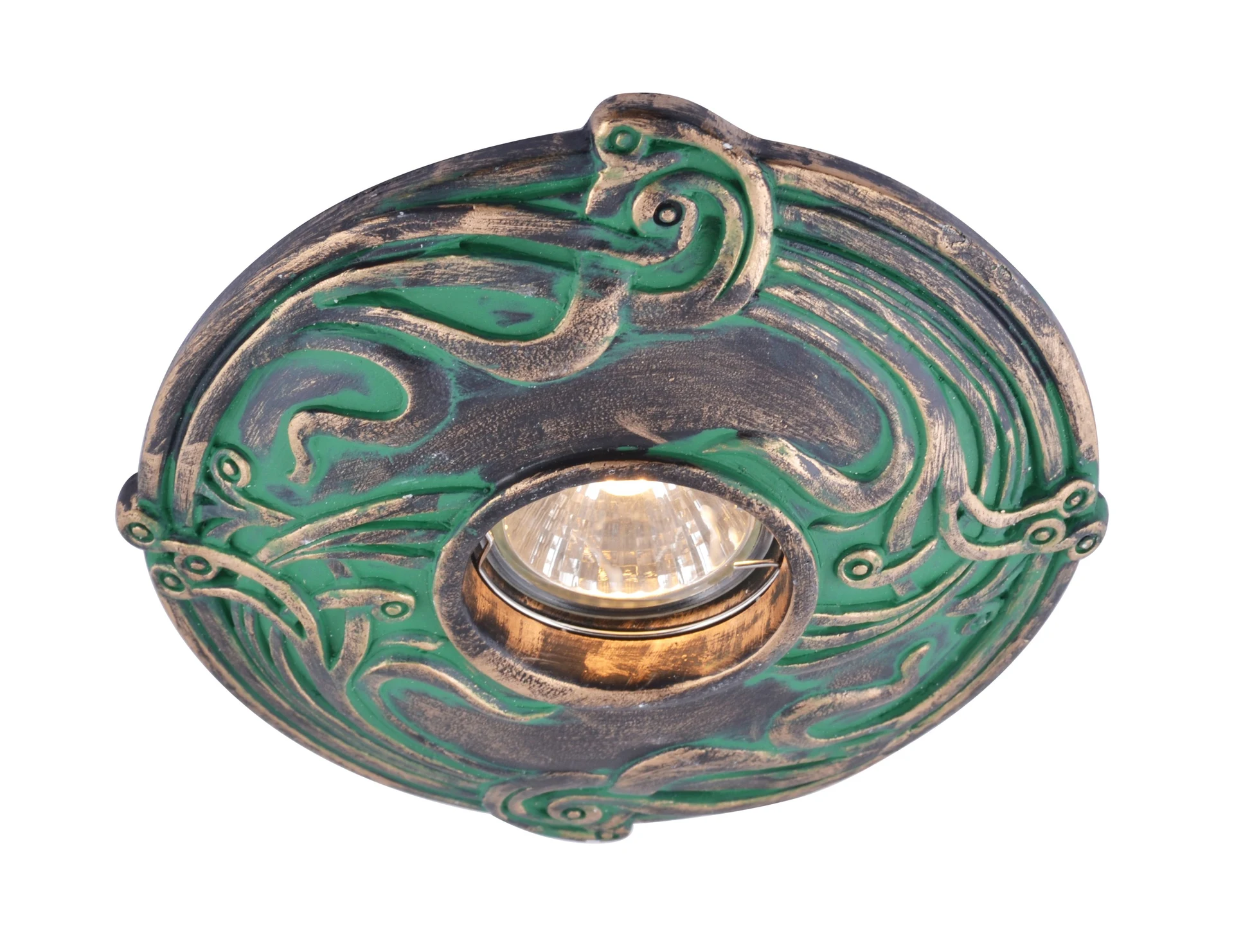 Встраиваемый светильник с узорами Ancara A5277PL-1AB Arte Lamp