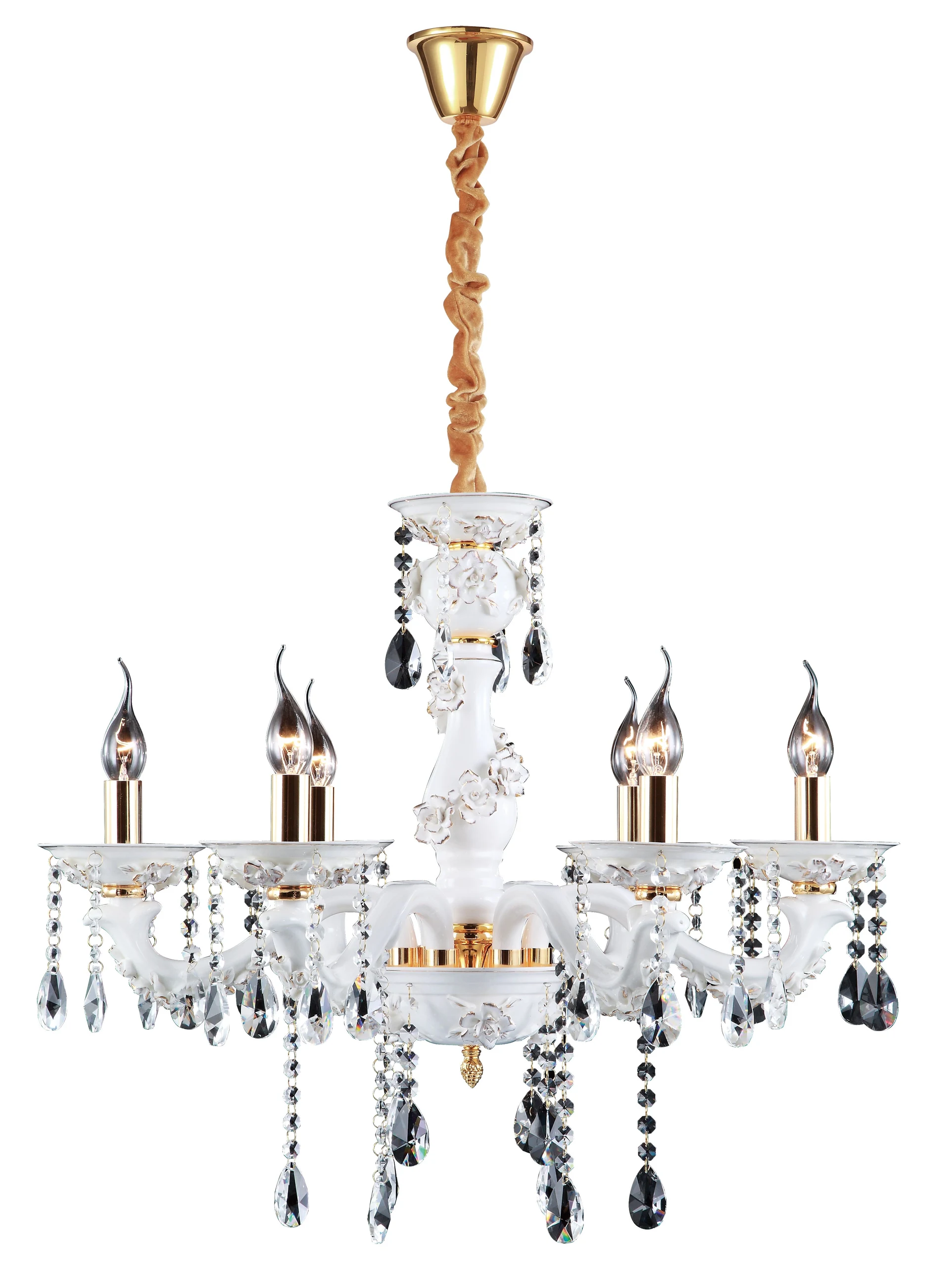 Хрустальная люстра Arte Lamp NOBILE A6609LM-6GO