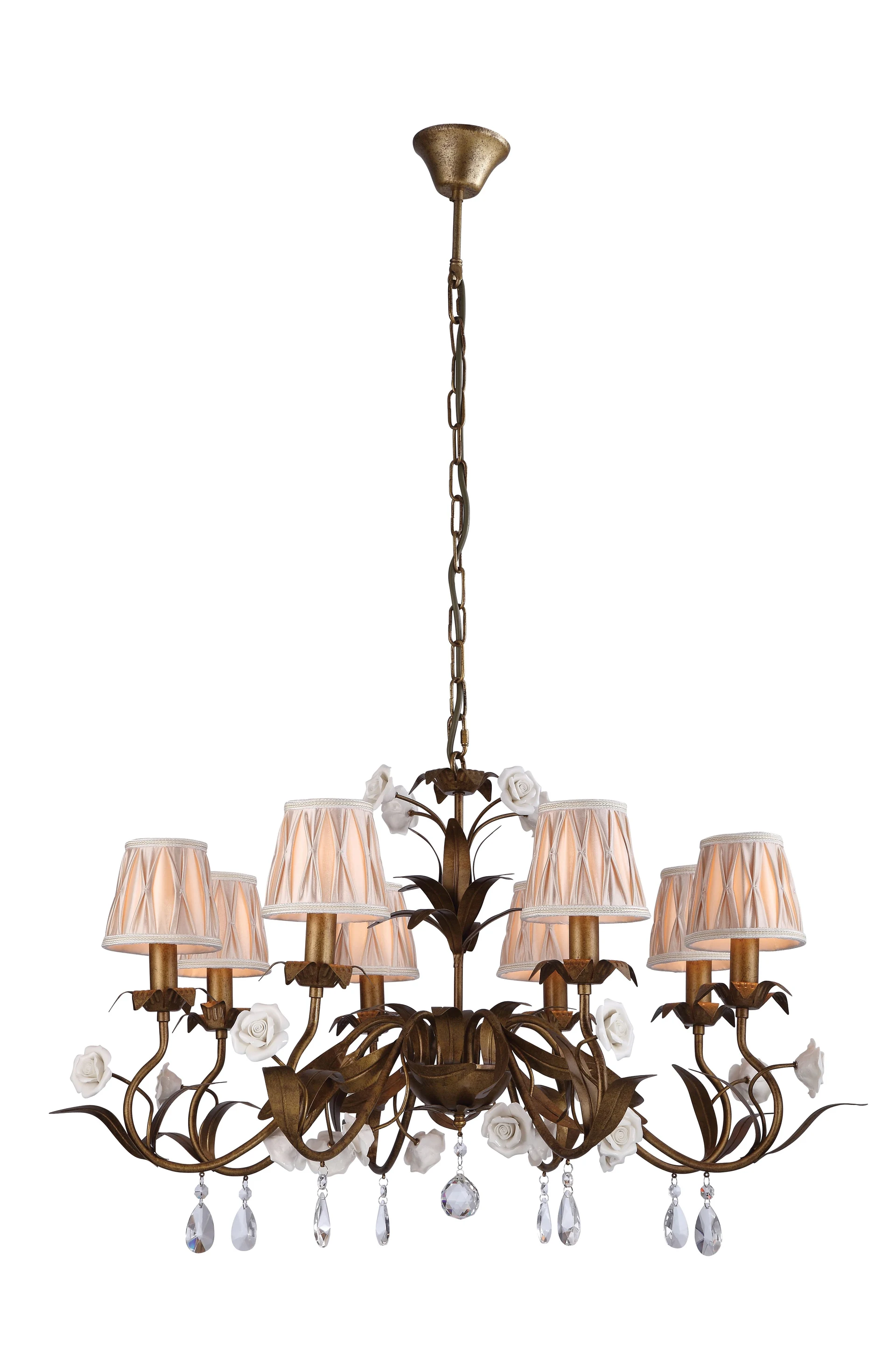 Хрустальная люстра Arte Lamp LATTA A1865LM-8BZ
