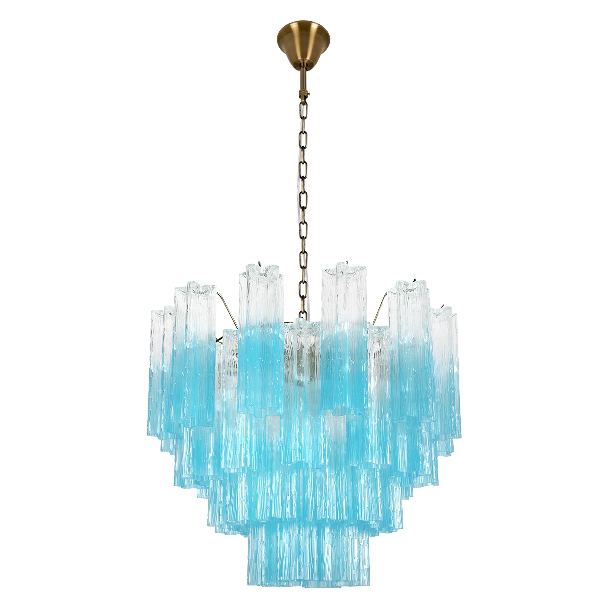 Подвесная люстра Murano Loft It 10580/600 Clear blue
