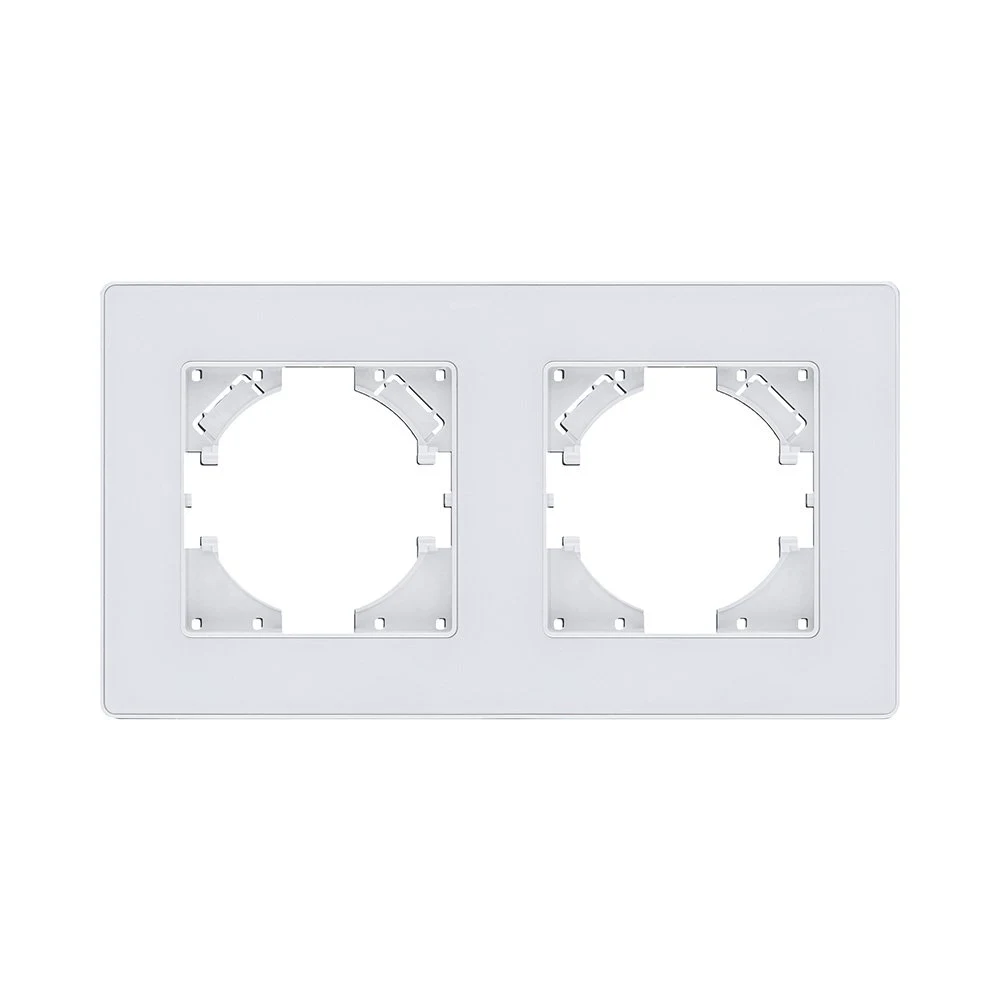 Рамка 2-постовая, белый Kollinger Eleganz Acryl EA2WH
