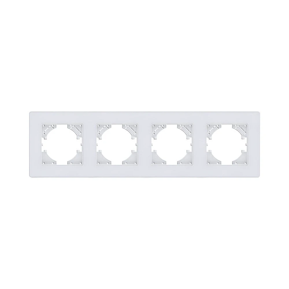 Рамка 4-постовая, белый Kollinger Eleganz Acryl EA4WH