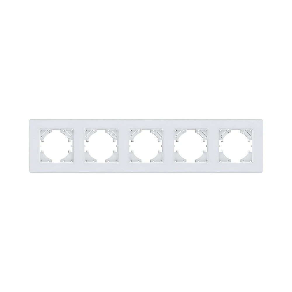 Рамка 5-постовая, белый Kollinger Eleganz Acryl EA5WH