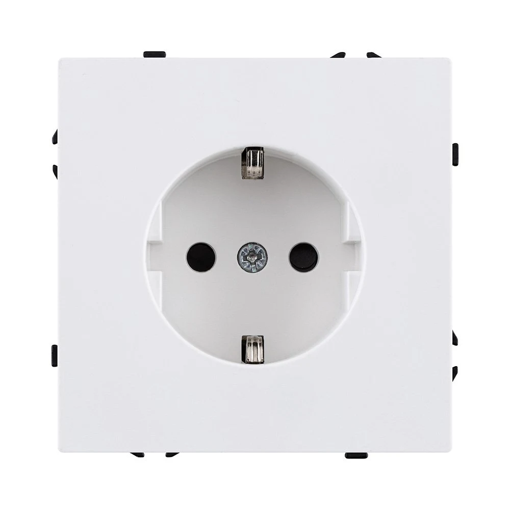 Розетка штепсельная SCHUKO 16A/250 В, белый матовый Kollinger Eclipse EC-014WH