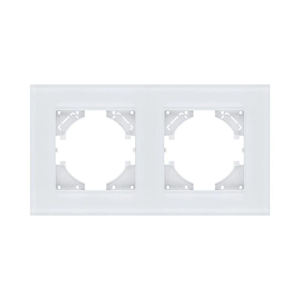 Рамка 2-постовая, стекло белый Kollinger Reflex MG RM2WH