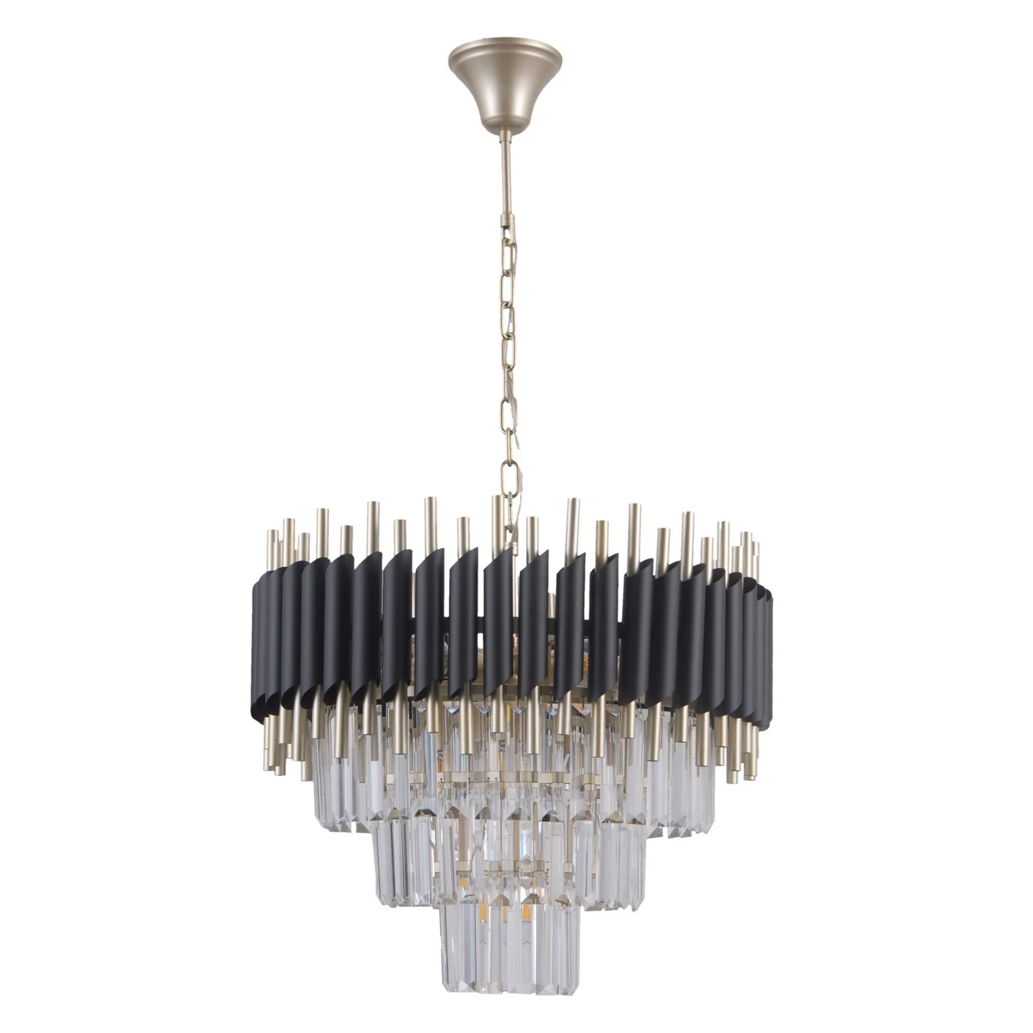 Подвесная люстра G21133 Gerhort G21033/10CPGD+MBK CL