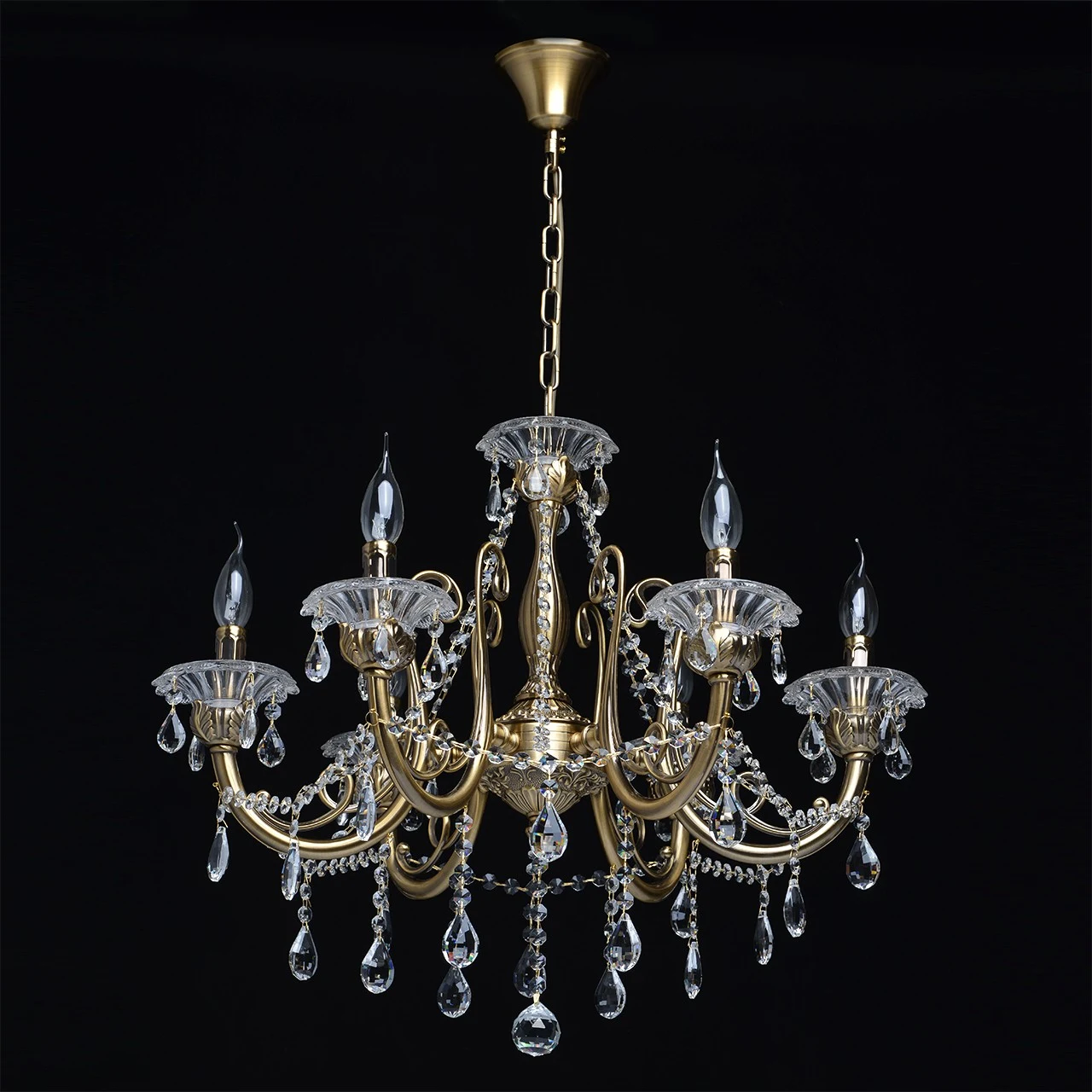 Хрустальная люстра MW Light Свеча 301018406