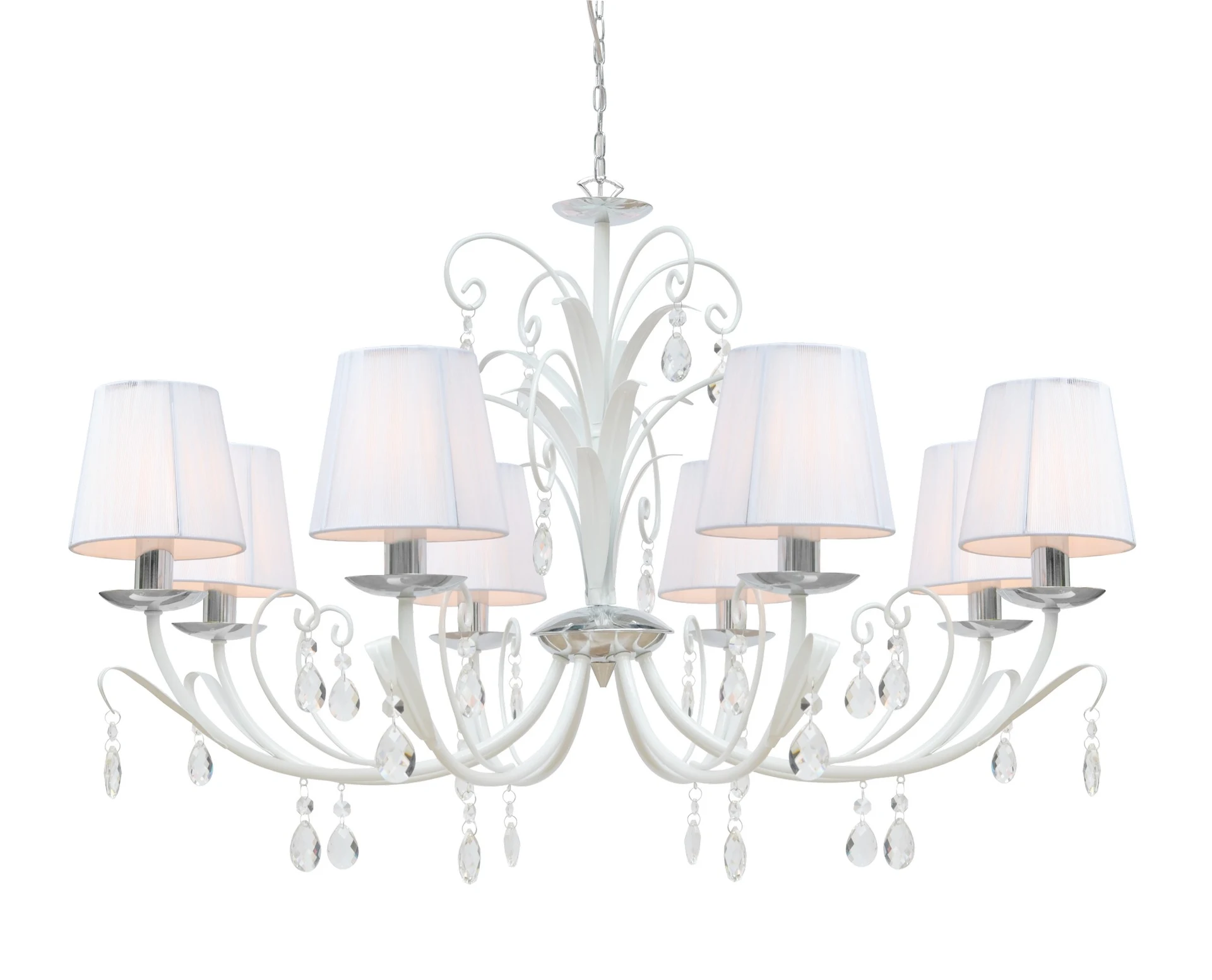 Подвесная люстра Arte Lamp ROMANA SNOW A1743LM-8WH