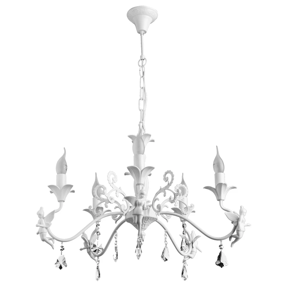 Подвесная люстра Arte Lamp ANGELINA A5349LM-5WH