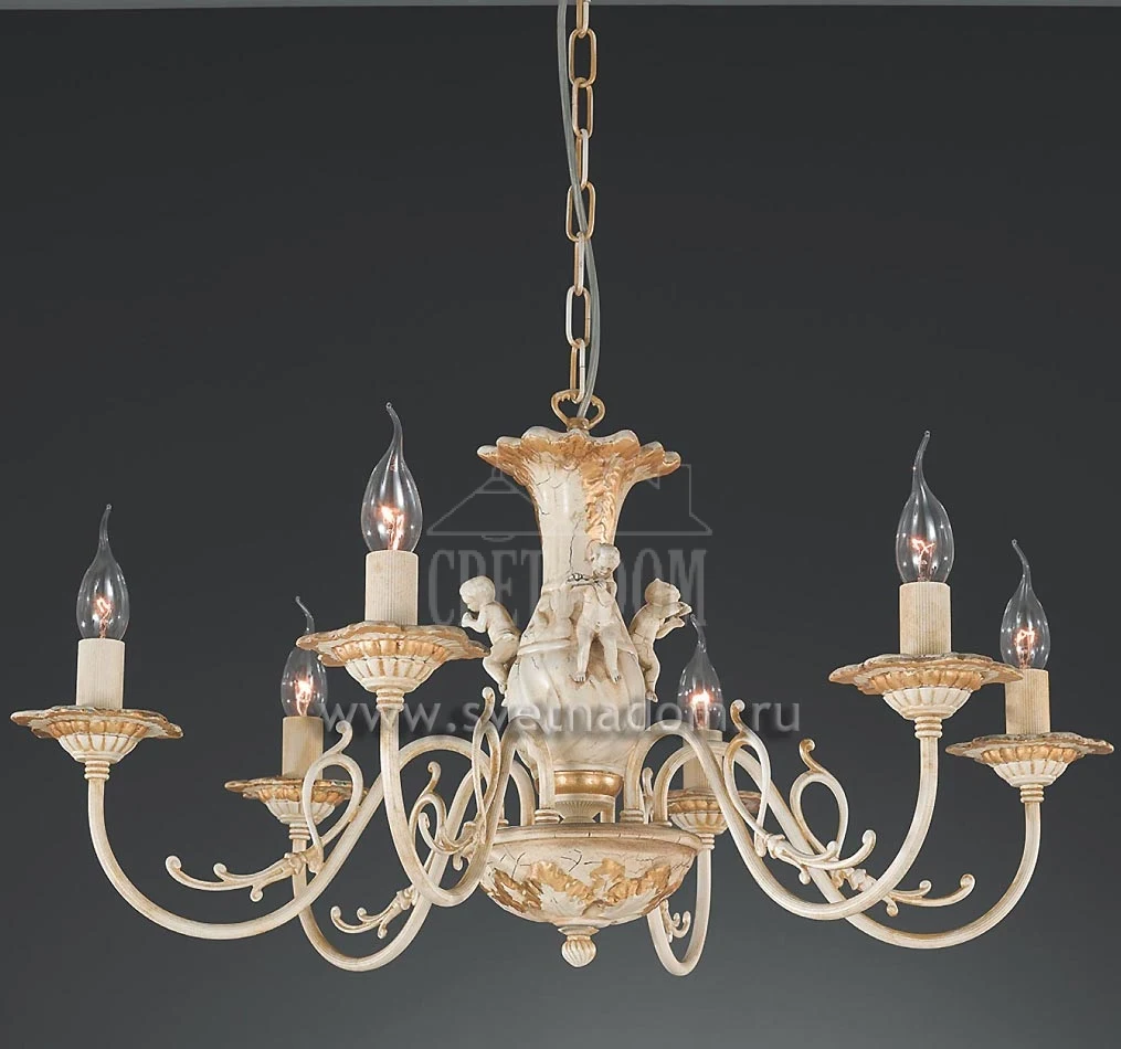 Подвесная люстра La Lampada 1202 L 1202/6.17 Crackle