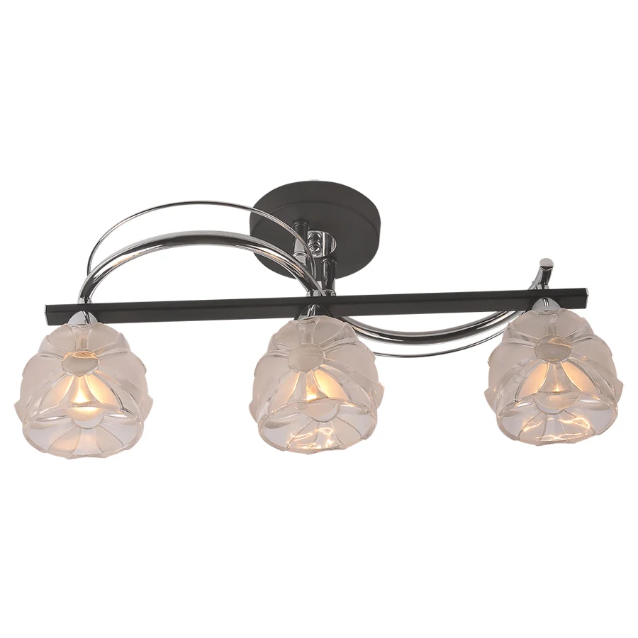 Потолочная люстра ID lamp Augusta 218/3PF-Blackchrome