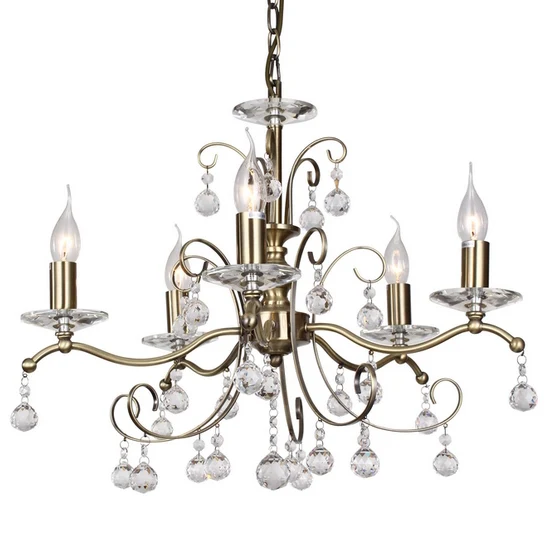 Подвесная люстра ID lamp Hartford 254/5-Oldbronze