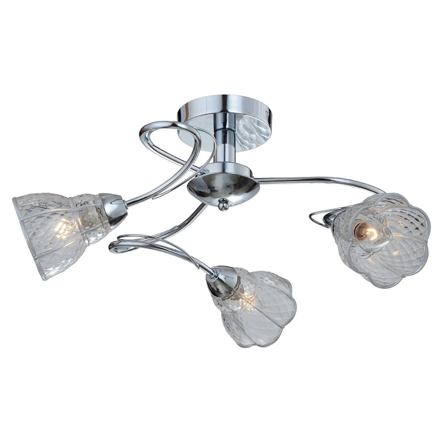 Потолочная люстра ID lamp Corpus Christi 866/3PF-Chrome