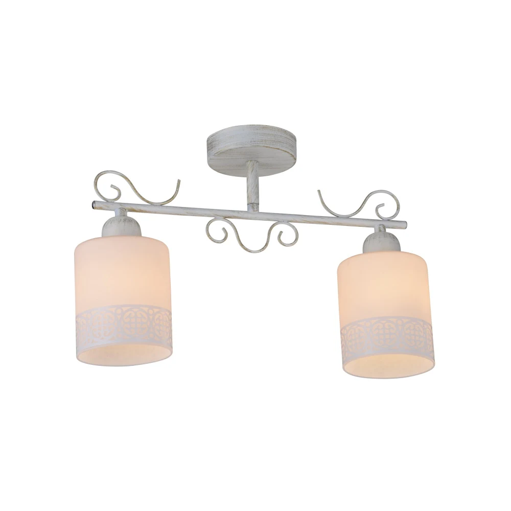 Потолочная люстра ID lamp Ileria 848/2PF-Whitepatina