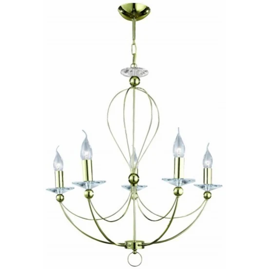 Подвесная люстра Arte Lamp BIRDCAGE A4292LM-5PB
