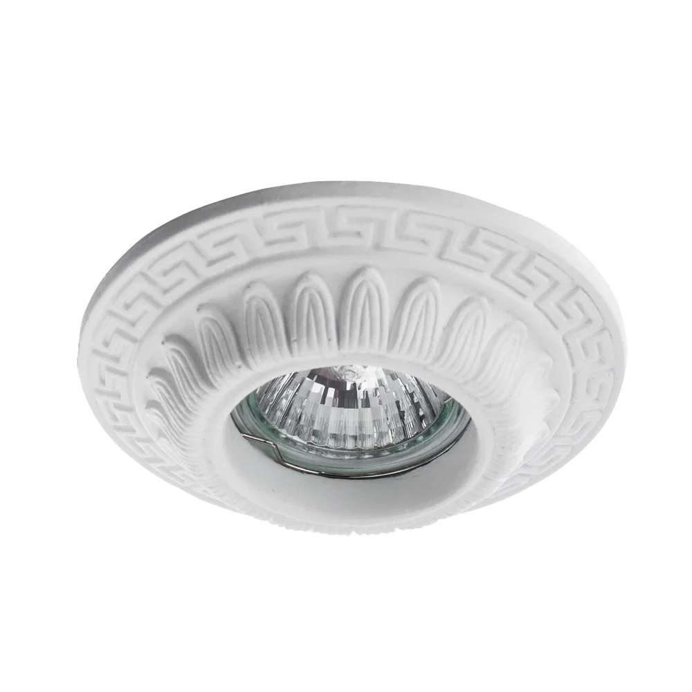 Встраиваемый светильник с узорами Cratere A5073PL-1WH Arte Lamp