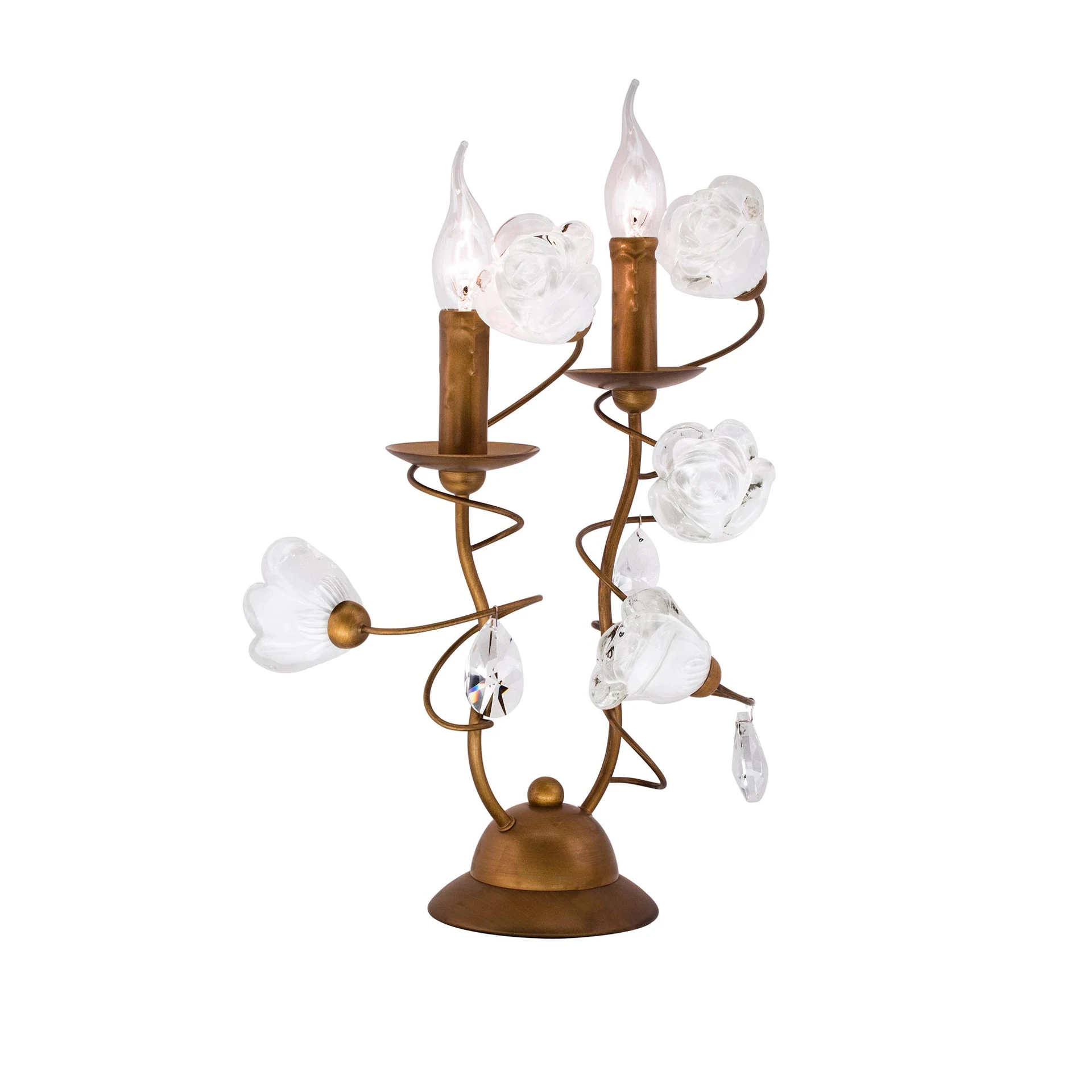 Настольная лампа с цветочками Rosetta EL324T02.1 Citilux