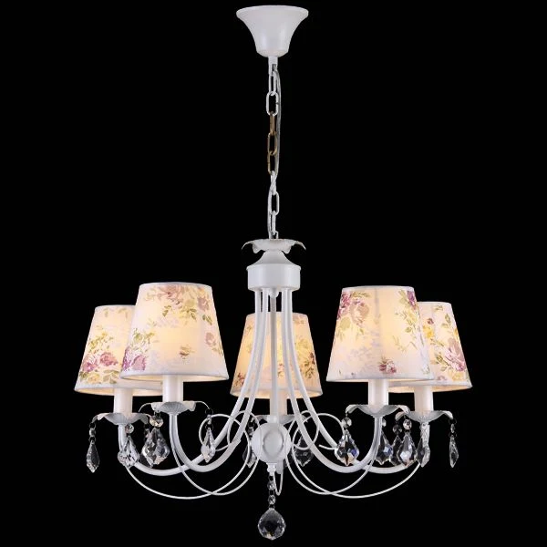 Подвесная люстра Natali Kovaltseva PALERMO PALERMO 11417/5C WHITE GOLD