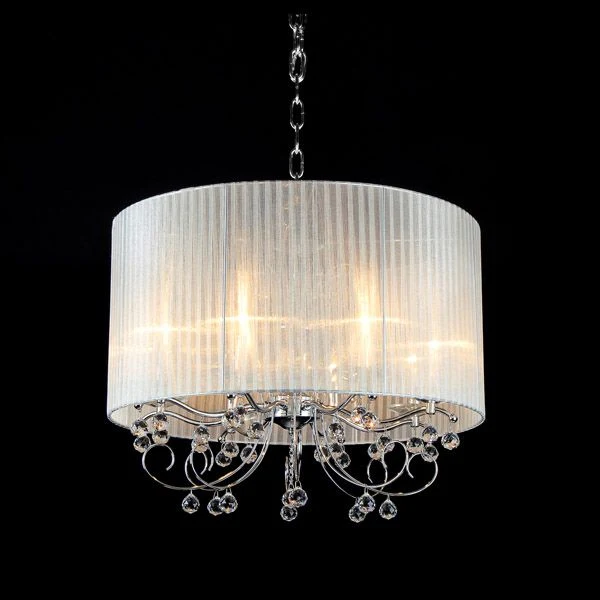 Подвесная люстра Natali Kovaltseva Elegance 11009/8C CHROME, CLEAR