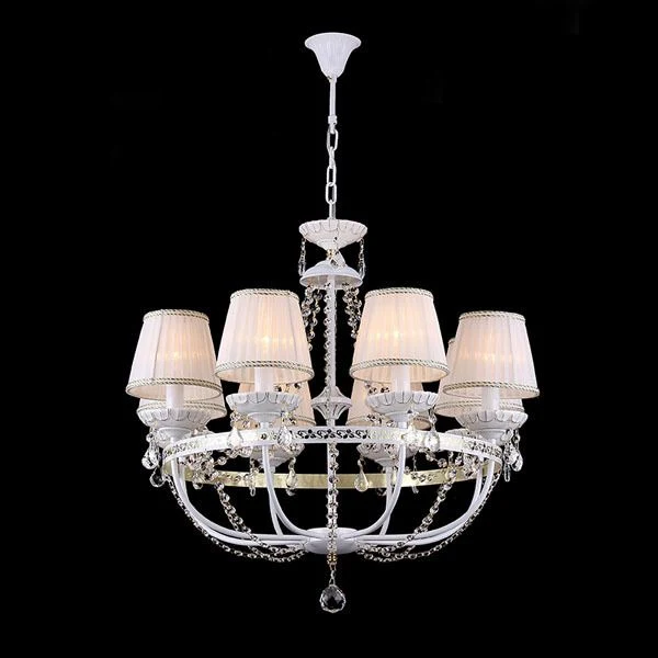Подвесная люстра Natali Kovaltseva 10849/8C WHITE GOLD