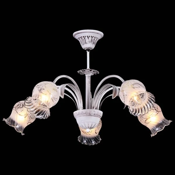 Подвесная люстра Natali Kovaltseva AREZZO 11412/5C COFFEE IVORY