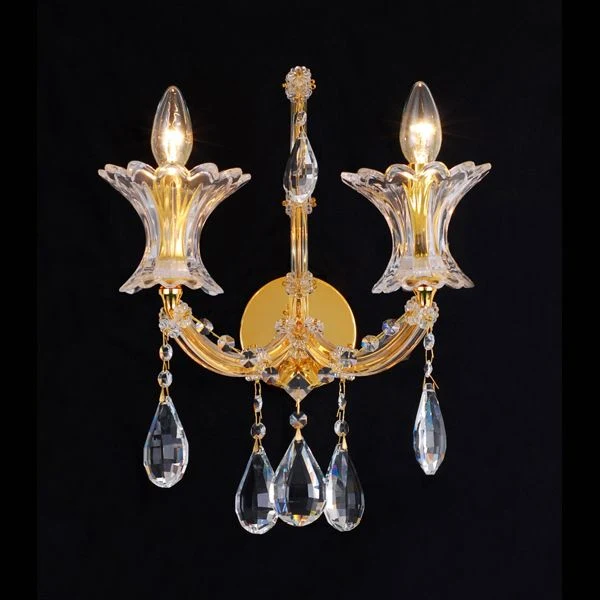 Настенное бра Natali Kovaltseva Venezia 10650/2W GOLD, CLEAR
