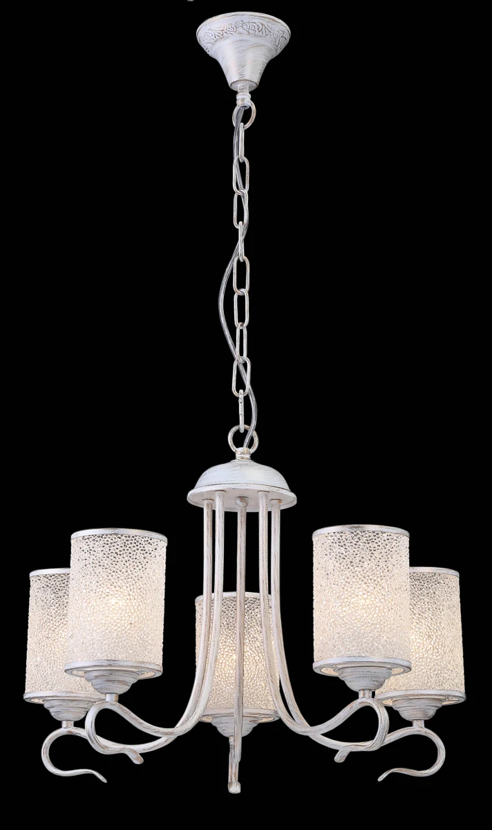 Подвесная люстра Natali Kovaltseva STYLE STYLE 11378/5С WHITE GOLD