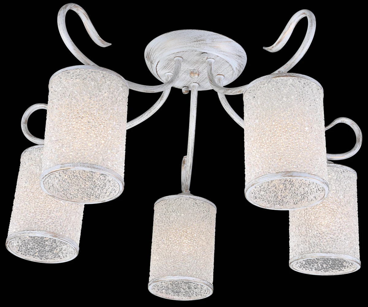 Потолочная люстра Natali Kovaltseva STYLE STYLE II 11379/5С WHITE GOLD