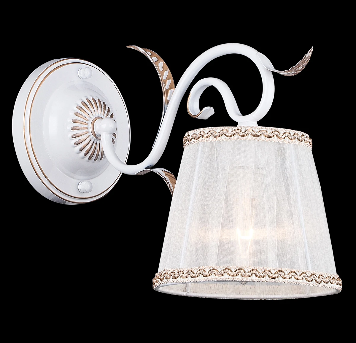 Настенное бра Natali Kovaltseva IRIS IRIS 11389/1W WHITE GOLD