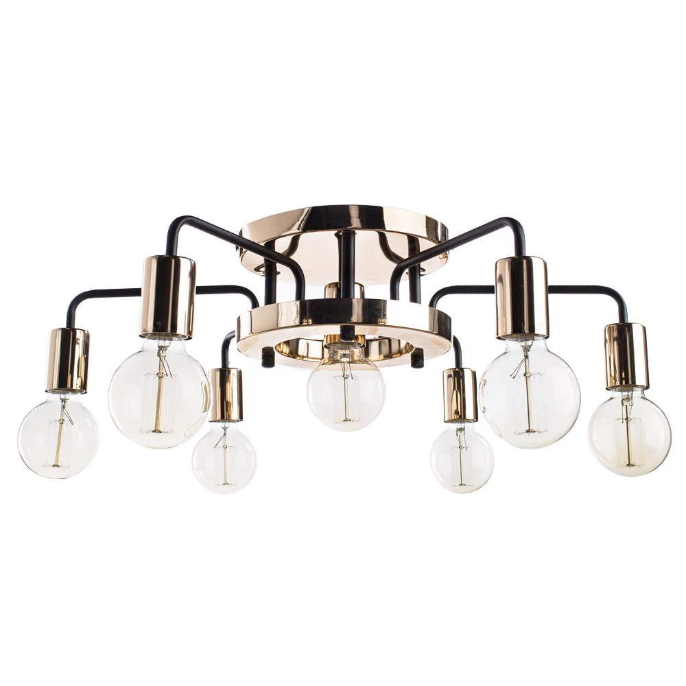 Потолочная люстра Arte Lamp Gelo A6001PL-7BK