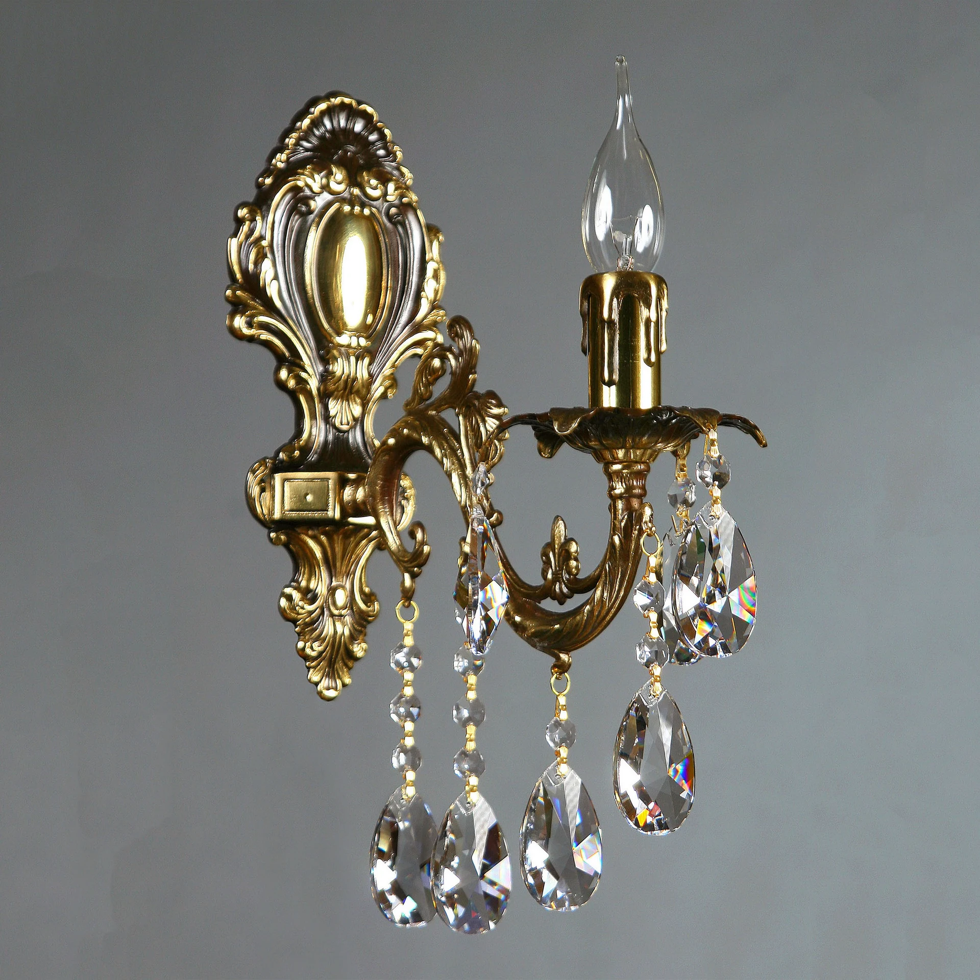 Настенное бра Ambiente Granada 2118/1 PB Tear drop