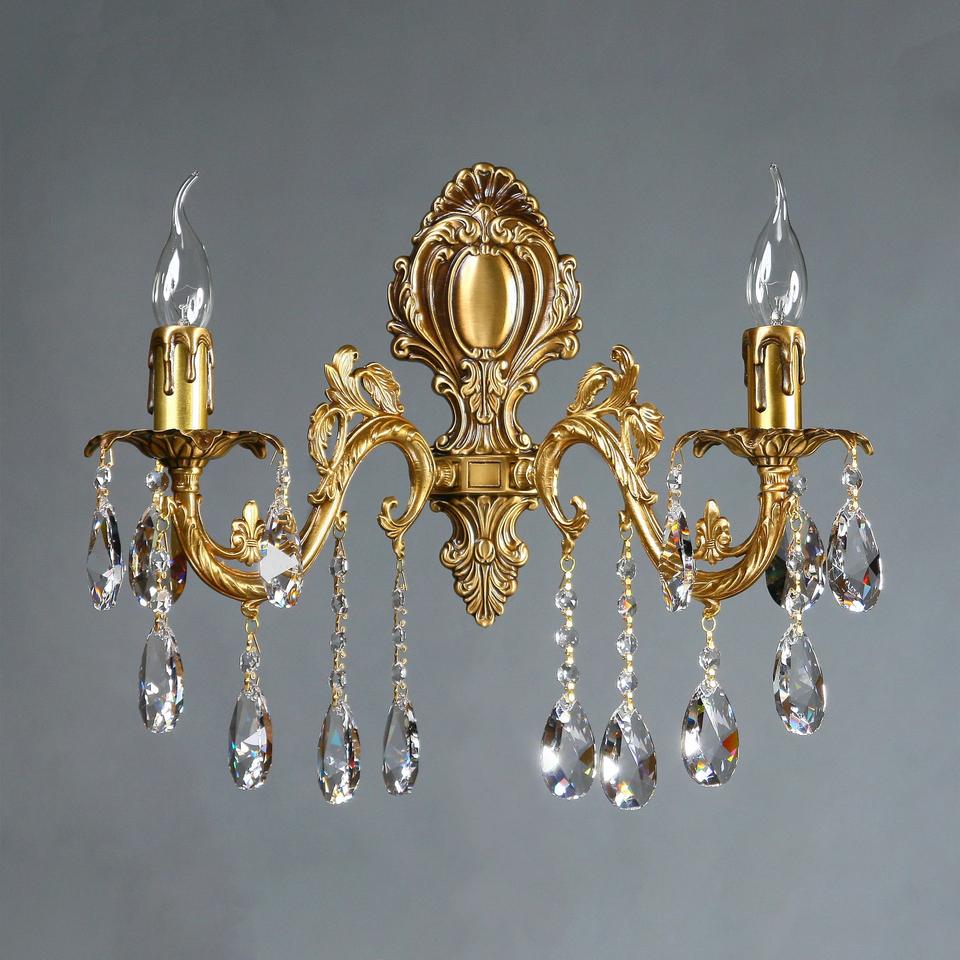 Настенное бра Ambiente Granada 2118/2 AB Tear drop
