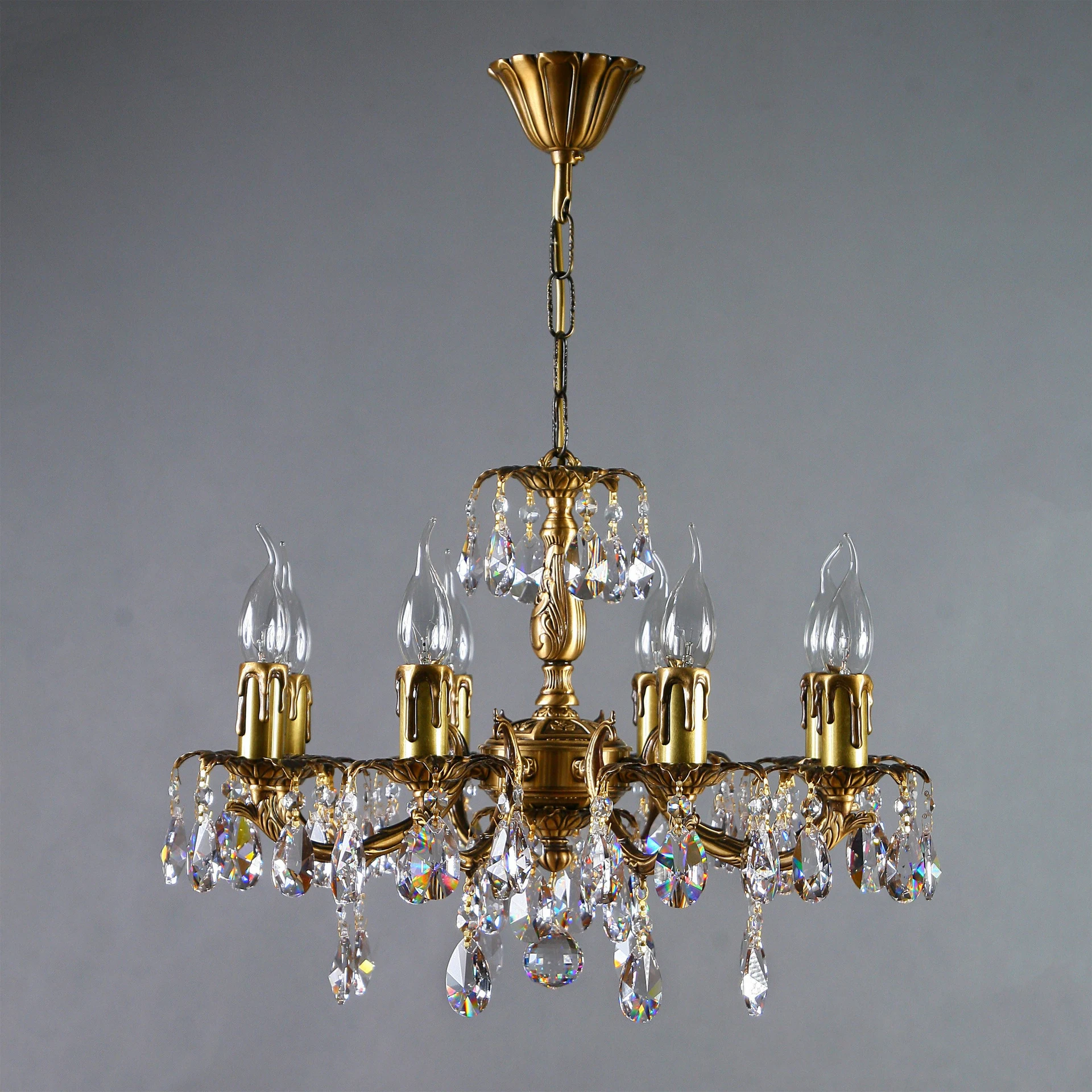 Подвесная люстра Ambiente Benisa 2226/8 AB Tear drop