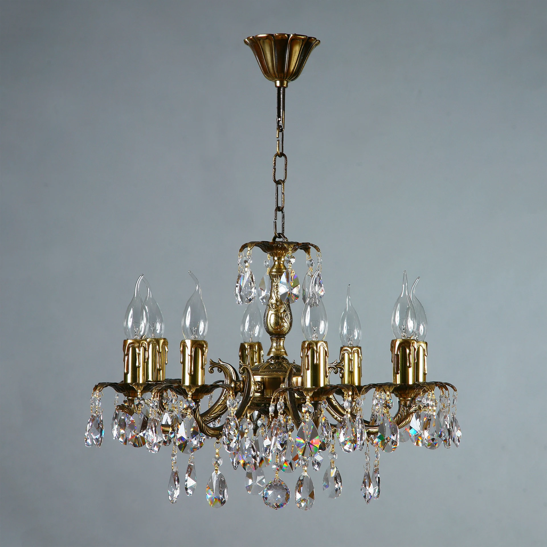 Подвесная люстра Ambiente Benisa 2226/8 PB Tear drop