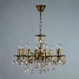 Подвесная люстра Ambiente Benisa 2226/8 PB Tear drop