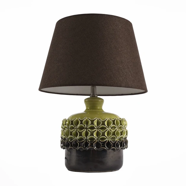 Настольная лампа с цветочками Tabella SL995.304.01 ST Luce