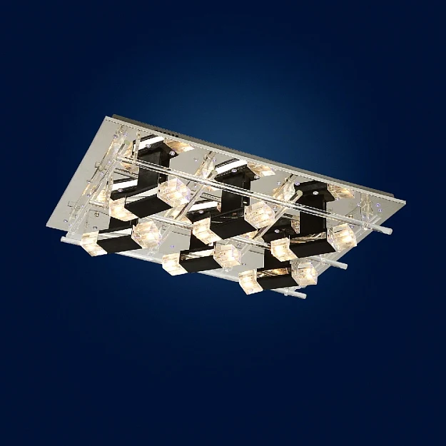Потолочная люстра с пультом 4701 Максисвет 1-4701-6+6-CR-LED Y G4