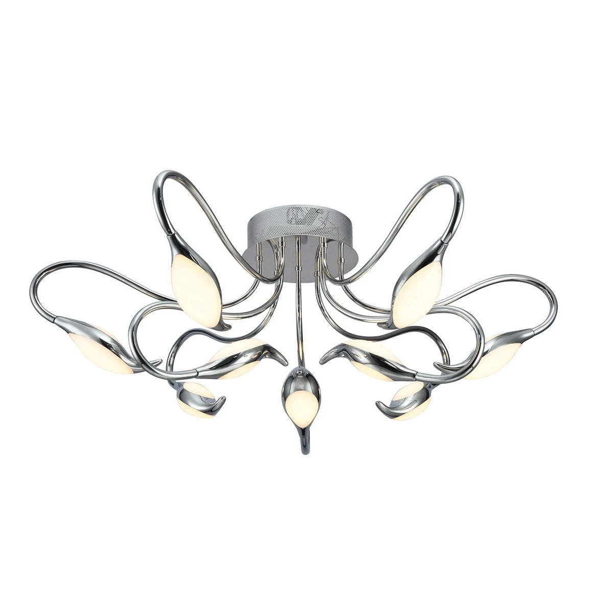 Потолочная светодиодная люстра Oktopia ID lamp 295/9PF-LEDChrome