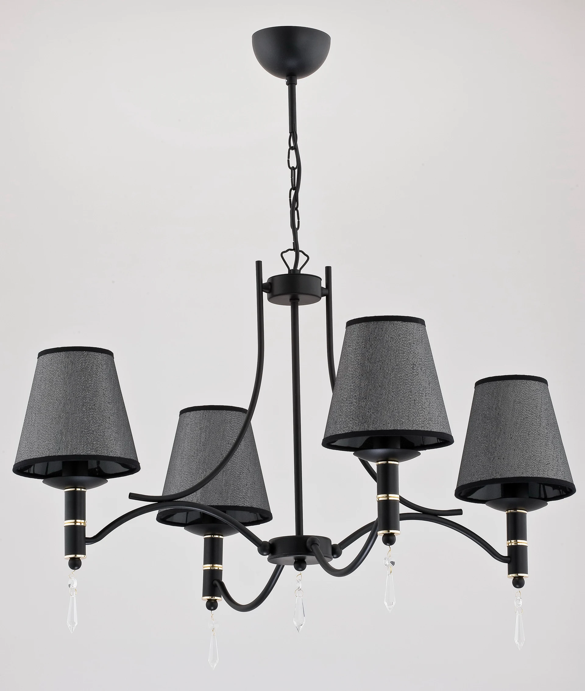 Подвесная люстра Alfa Abil Black Silver 22964