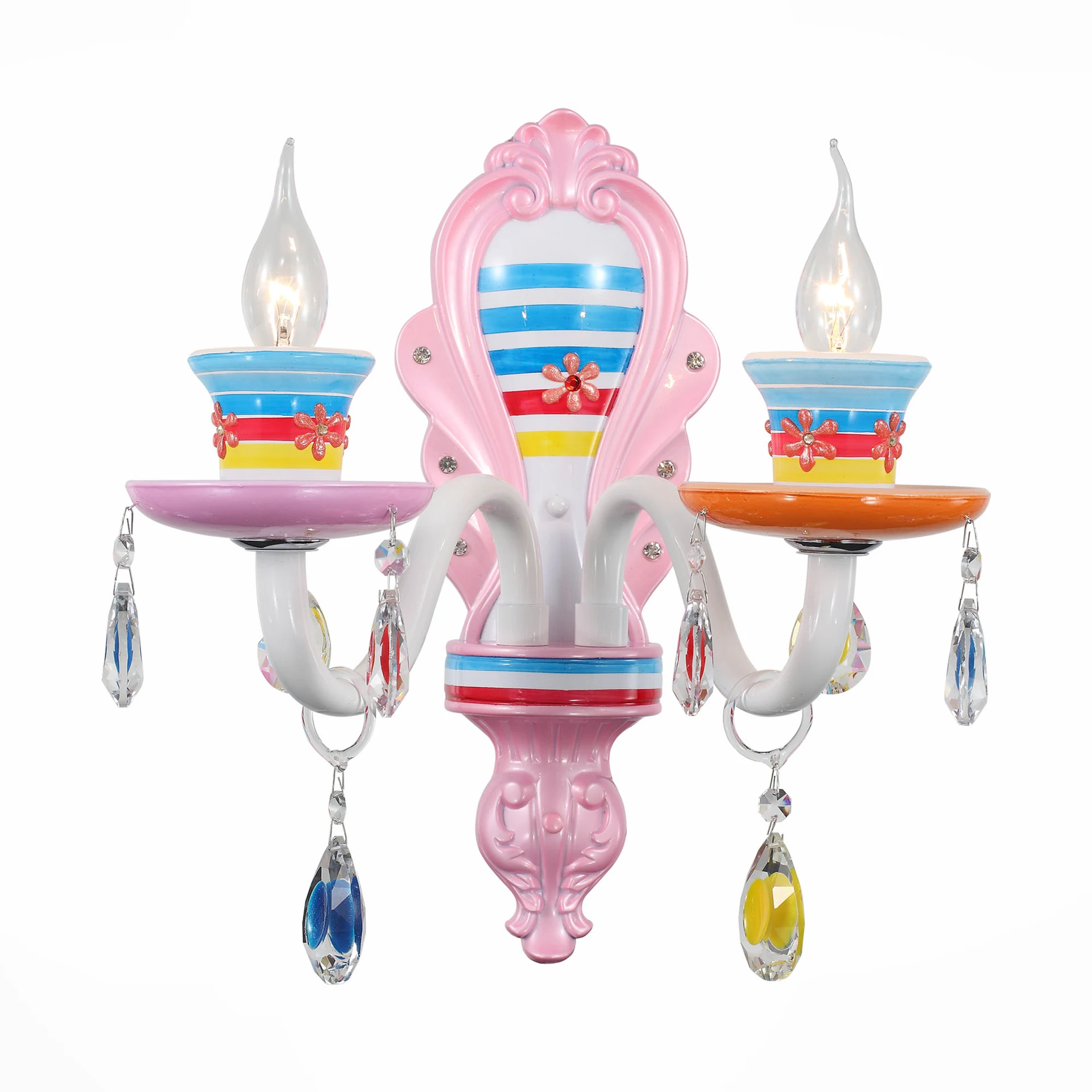 Разноцветный настенный светильник Ornato SL673.781.02 ST Luce