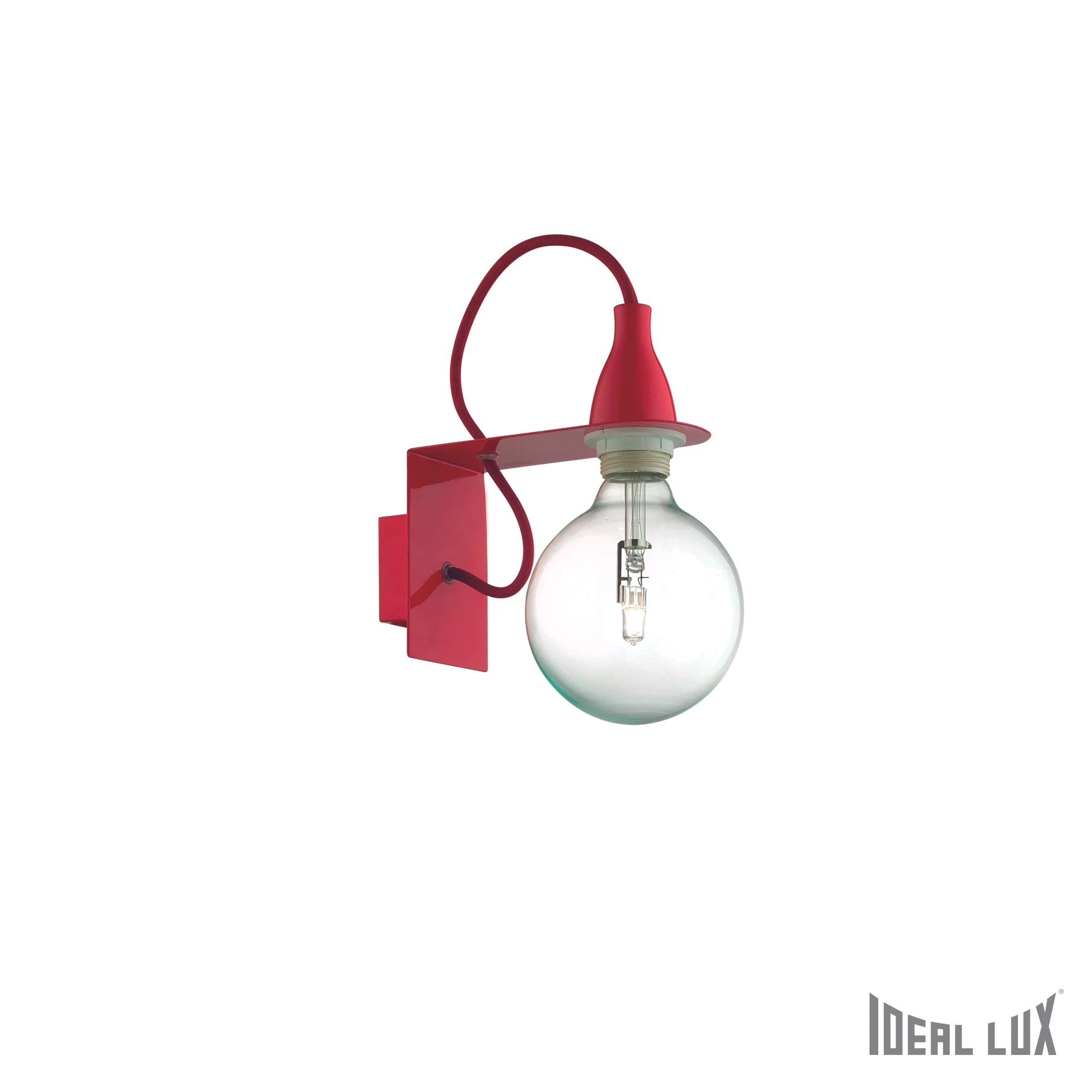 Настенное бра Ideal Lux Minimal MINIMAL AP1 ROSSO