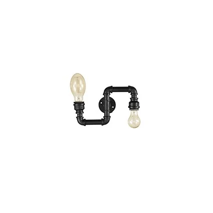 Настенное бра Ideal Lux Plumber PLUMBER AP2 NERO