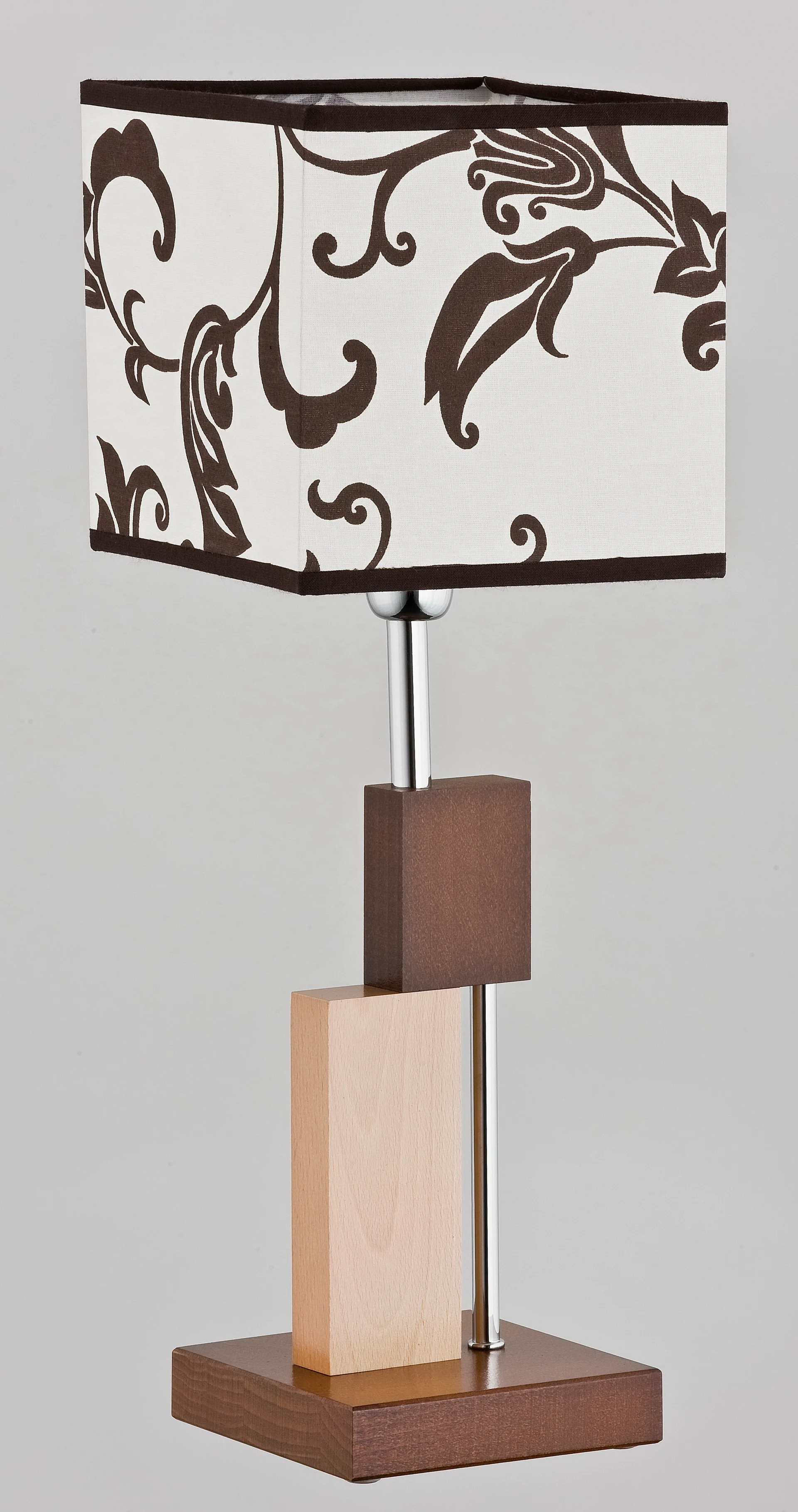 Настольная лампа Alfa Qube Brown 9414